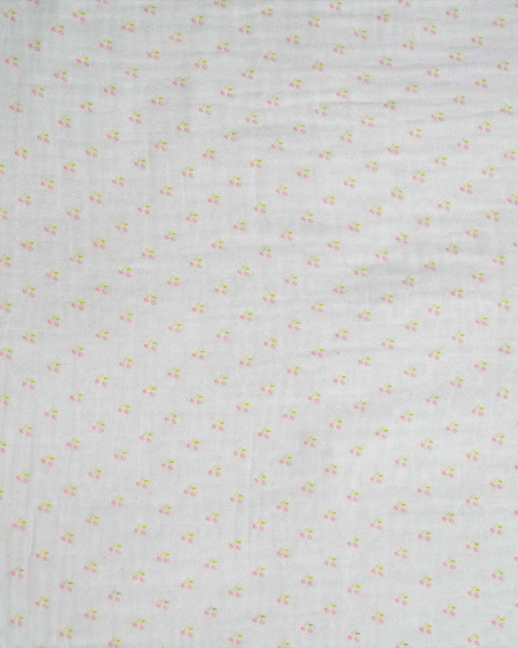 Micro Cherry Print Swaddle