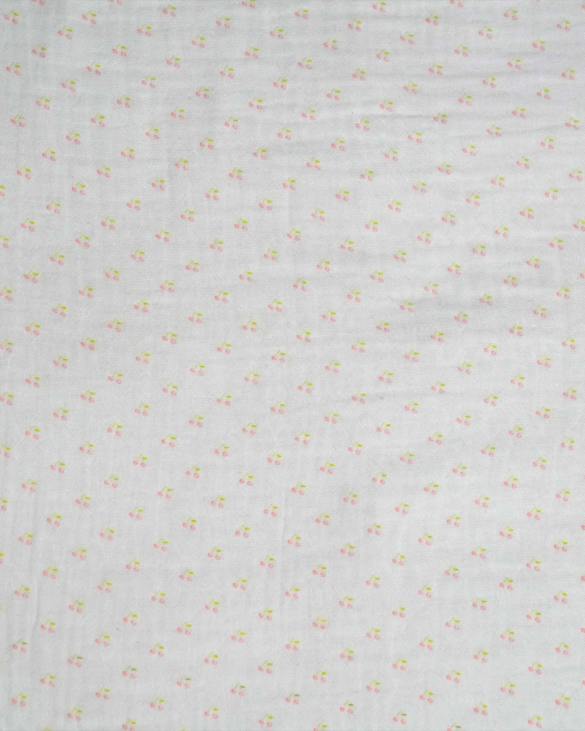 Micro Cherry Print Swaddle